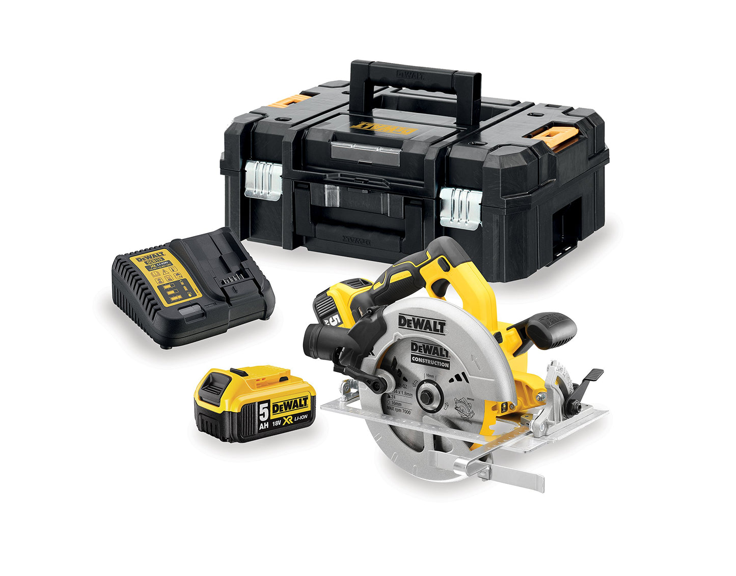 DEWALT Sega Circolare 18V Morore BRUSHLESS, DCS570P2-QW