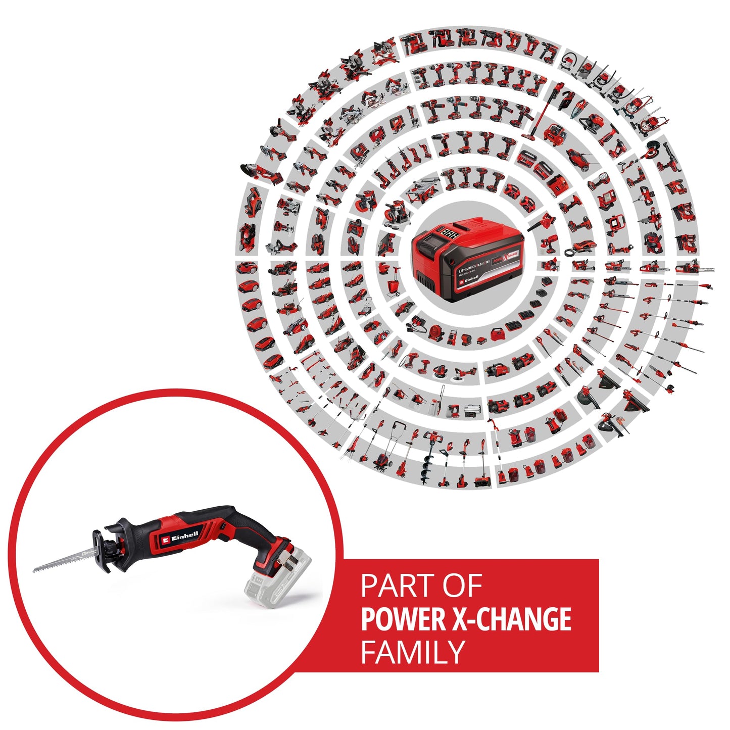 Einhell Scopa a batteria TE-AP 18/13 Li-Solo Power X-Change (18 V, altezza di taglio 13 mm, profondità di taglio 50 mm su legno, forma maneggevole, incl. accessori, batteria esclusa)