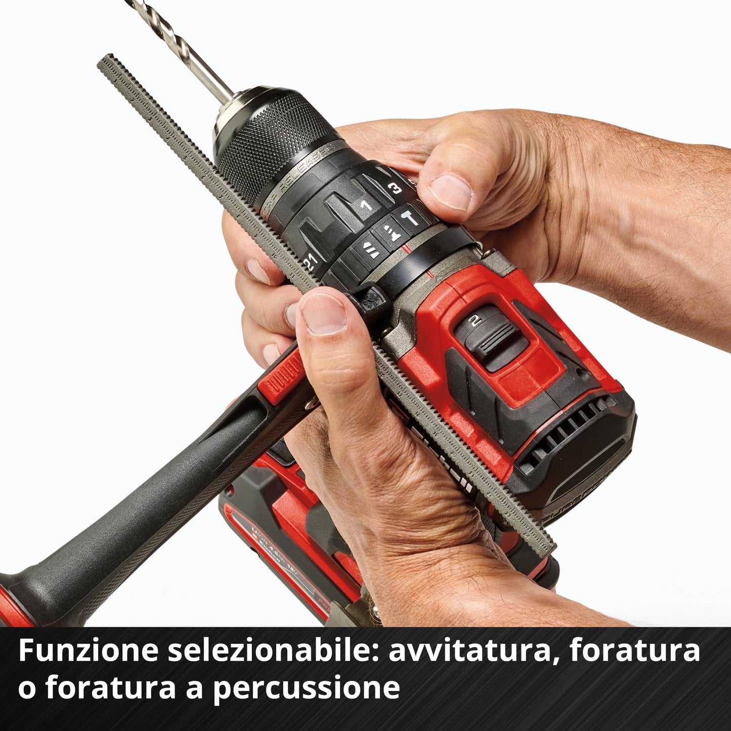 Einhell Professional Trapano a percussione a batteria TP-CD 18/120 Li BL-Solo Power X-Change (18 V, Brushless, 120 Nm, funzione percussione, mandrino 13 mm, 2 vie, senza batteria)