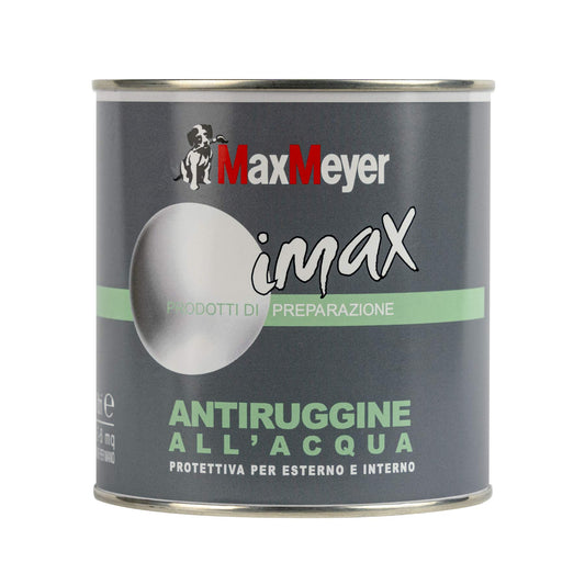 MaxMeyer Fondo antiruggine all'acqua per interni ed esterni GRIGIO 0,5 L