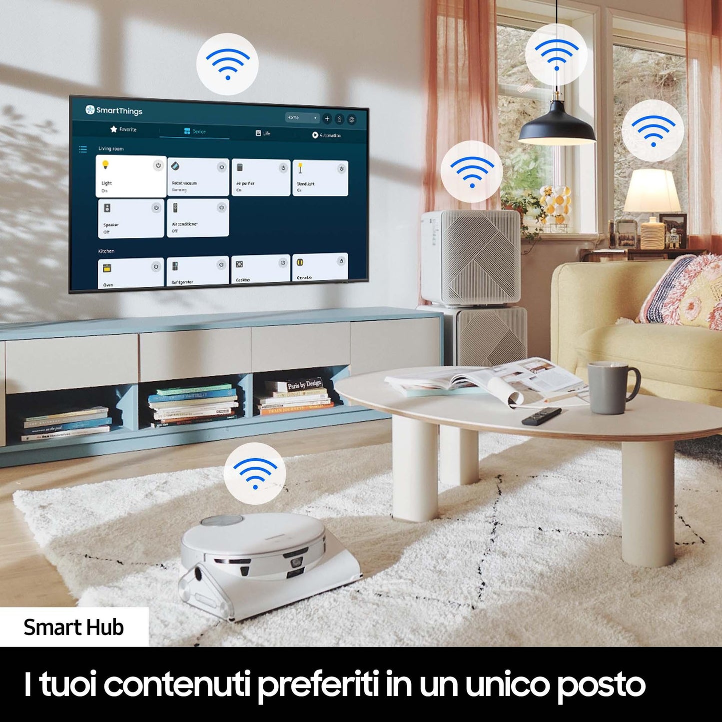 Samsung TV UE43CU8570UXZT Crystal UHD 4K, Smart TV 43" Dynamic Crystal color, HDR, OTS Lite, AirSlim Design, Integrato con Bixby e Alexa compatibile con Google Assistant, Titan Gray 2023