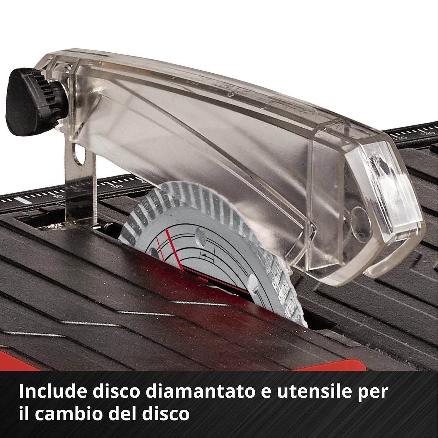 Einhell Tagliapiastrelle a batteria TE-TC 18/115 Li-Solo Power X-Change (ioni di litio, 18 V, max. 3.800 giri/min, incl. disco da taglio da 115 mm, senza batteria e caricabatteria)