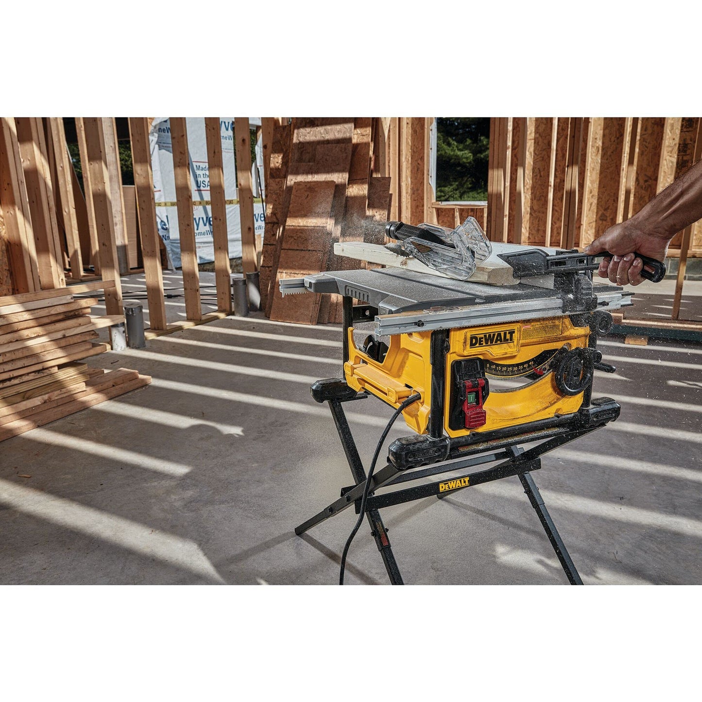 Dewalt DWE7485-QS - Sega da tavolo, 210 mm, 1850 W + base DE7400