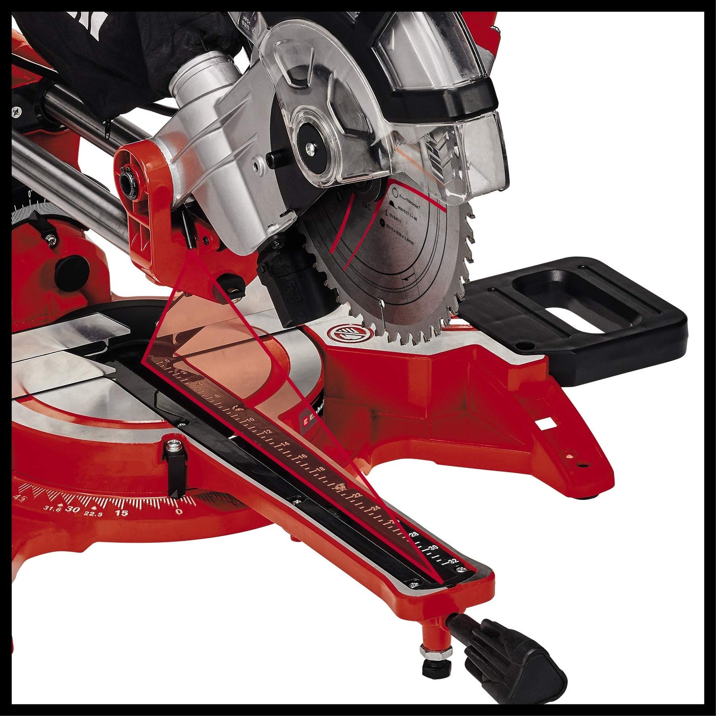 Einhell Tc-Sm 2131/1 Dual Troncatrice 230-240 V, 1800 W, Rosso Nero, 71.7 x 45.5 x 39.3 Cm & WB 50 Banco da lavoro (portata max 50 kg, alt. lavoro 78,5 cm, lungh. piano 60,5 cm