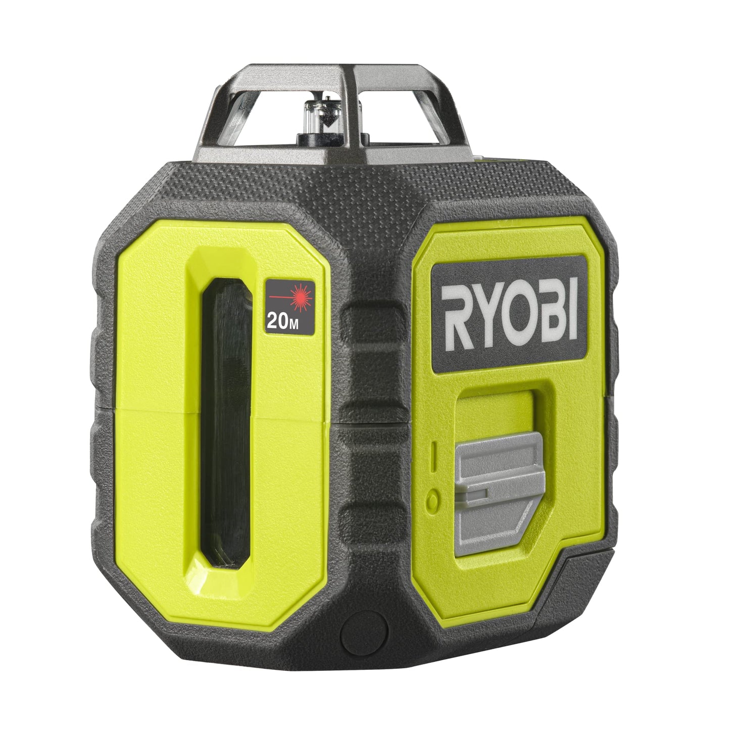 Ryobi RB360RLL, Livella 360° Laser Rosso, Batteria 18V ONE+ Non Inclusa, per Lavori di Precisione, Proiezione Linee: 1x Verticale, 1x Orizzontale 360°, Livella Laser Autolivellante