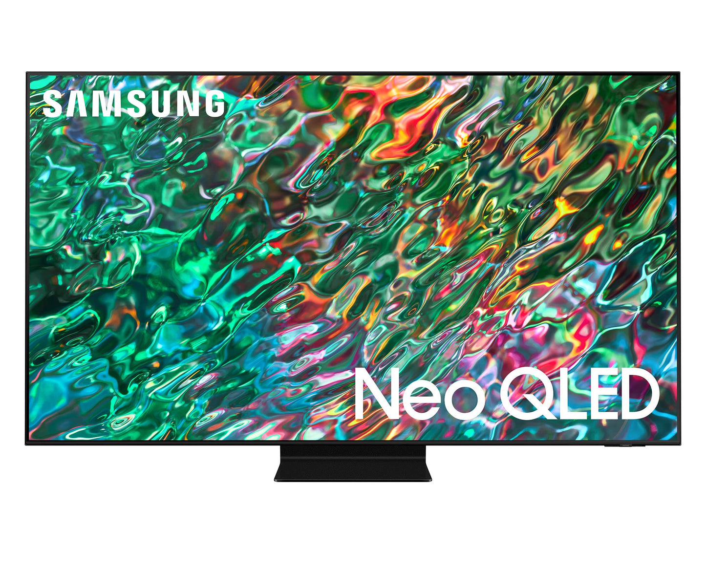 Samsung TV Neo QLED QE75QN90BATXZT, Smart TV 75" Serie QN90B, Neo QLED 4K UHD, Alexa e Google Assistant integrati, Titan Black, 2022, DVB-T2