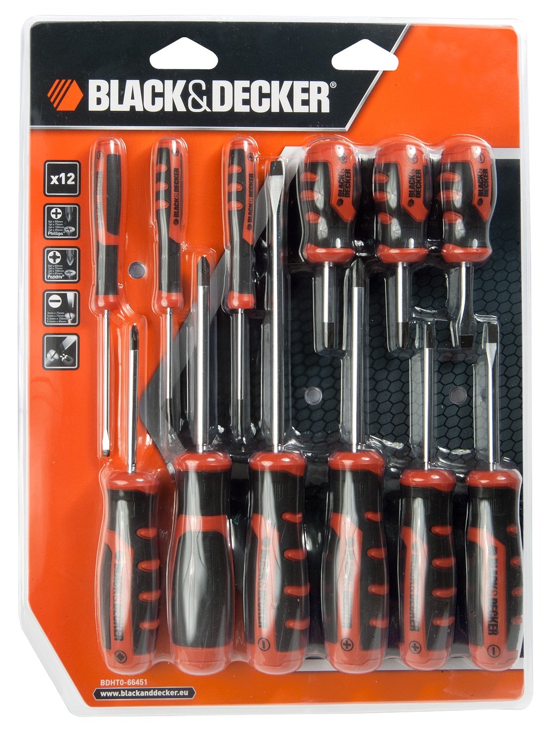 Black & Decker BDHT0-66451 Set 12 Giraviti