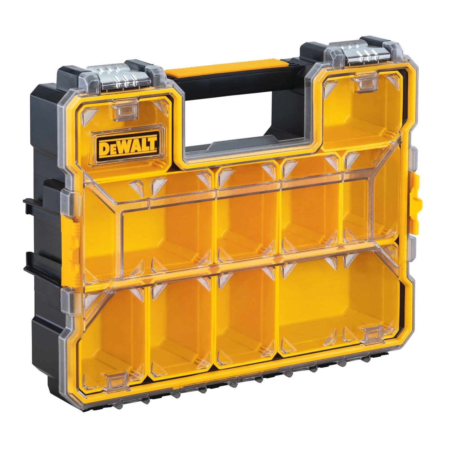 Dewalt DWST14825 - Scatola organizer con divisori, chiusura in metallo, 10 scomparti