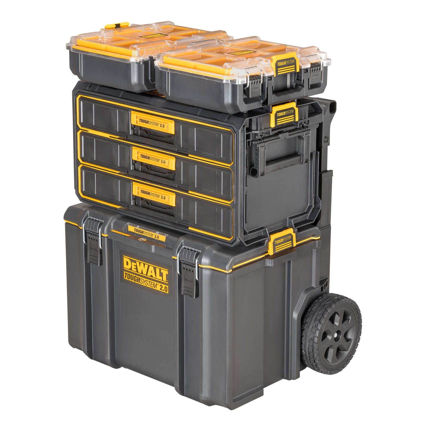 Dewalt Dwst08330-1 Unità 3 Cassetti, 3 Cassett Profondi in ABS, Compatibile con Moduli Tough System 2.0 e 1.0