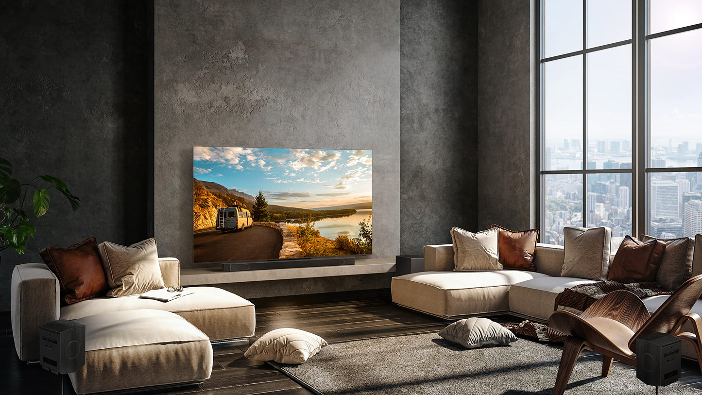 Samsung TV Neo QLED QE75QN900CTXZT, Smart TV 75" Serie QN900C perfetto per il Gaming, Neo QLED 8K UHD, Dolby Atmos, Alexa e Google Assistant integrati, Titan Black, 2023, DVB-T2