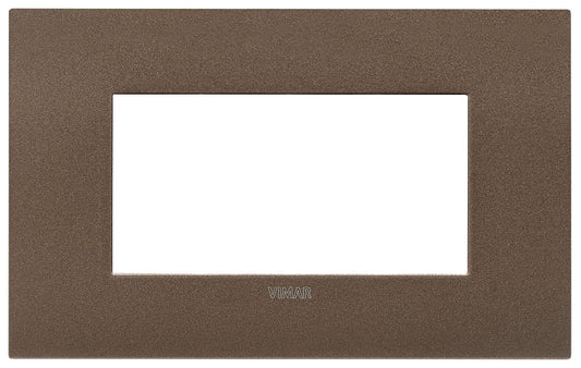 Vimar 19954.24 Placca Arké fit 4 moduli, metallo, bronzo matt