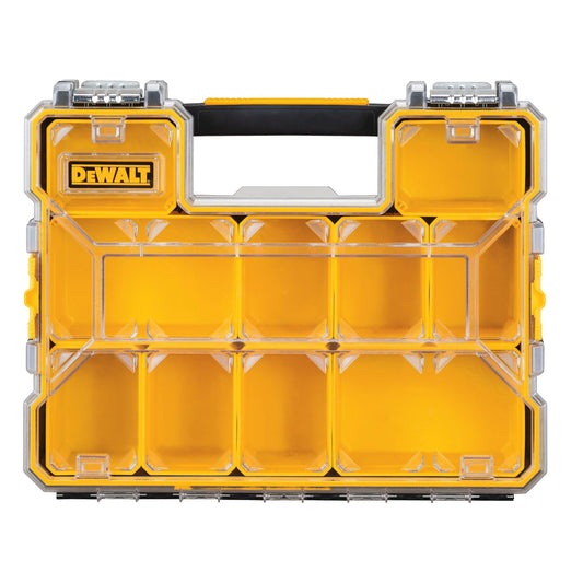 Dewalt DWST14825 - Scatola organizer con divisori, chiusura in metallo, 10 scomparti