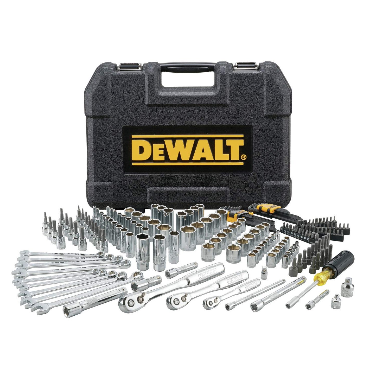 DEWALT Set di 200 chiavi a bussola metriche/SAE con custodia (DWMT75000)