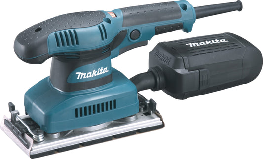 Makita BO3711 Levigatrice Orbitale con Base Rettangolare, 190W, 4000-11000 orb/min