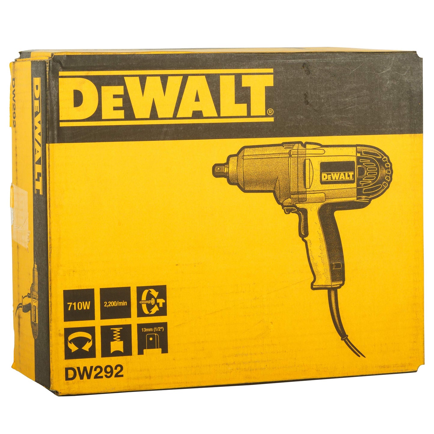 DEWALT avvitatore a filo impulso 1/2" 710W, DW292-QS