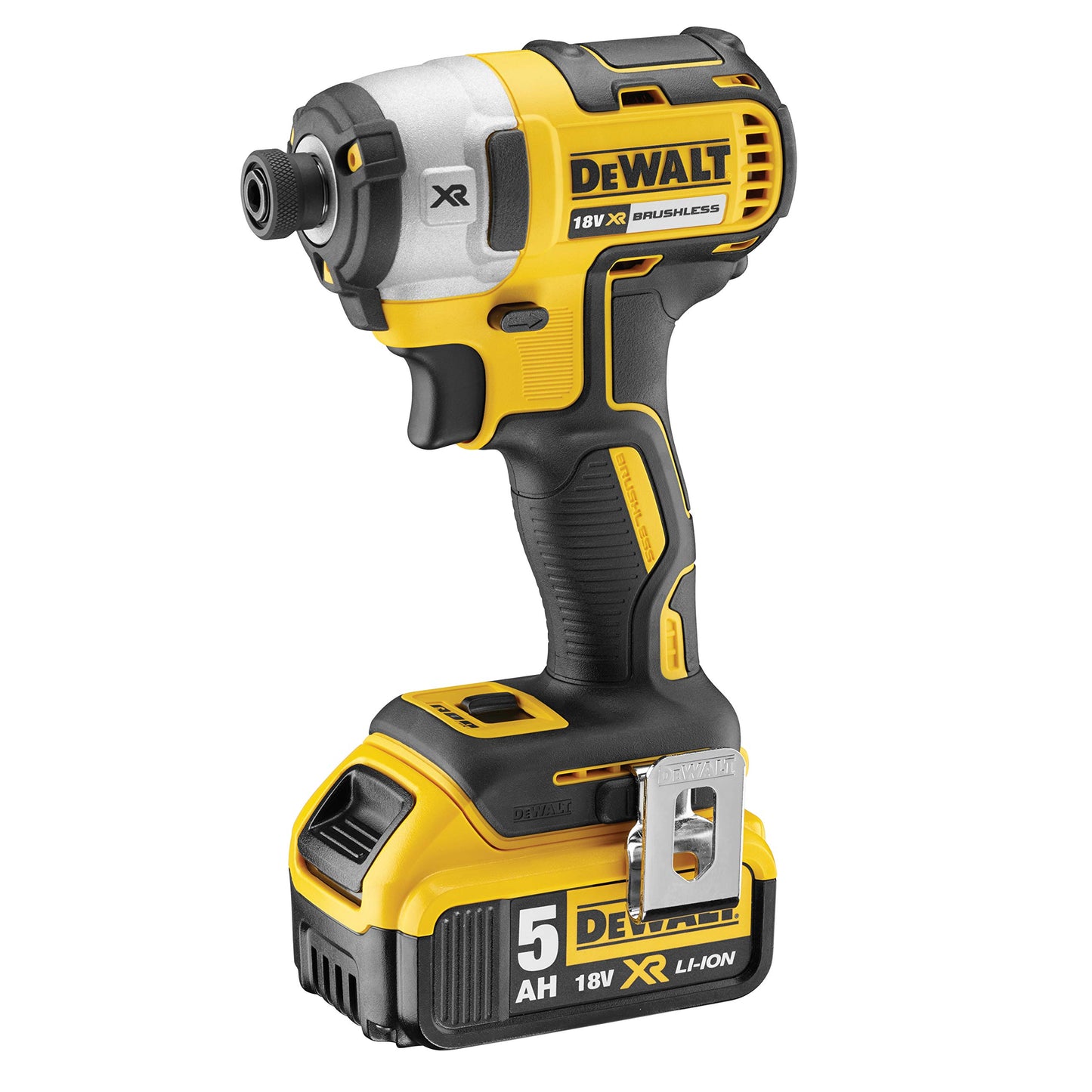 DeWalt,DCK422P3-QW Kit 4 attrezzi senza spazzola, 18 V, nero/giallo