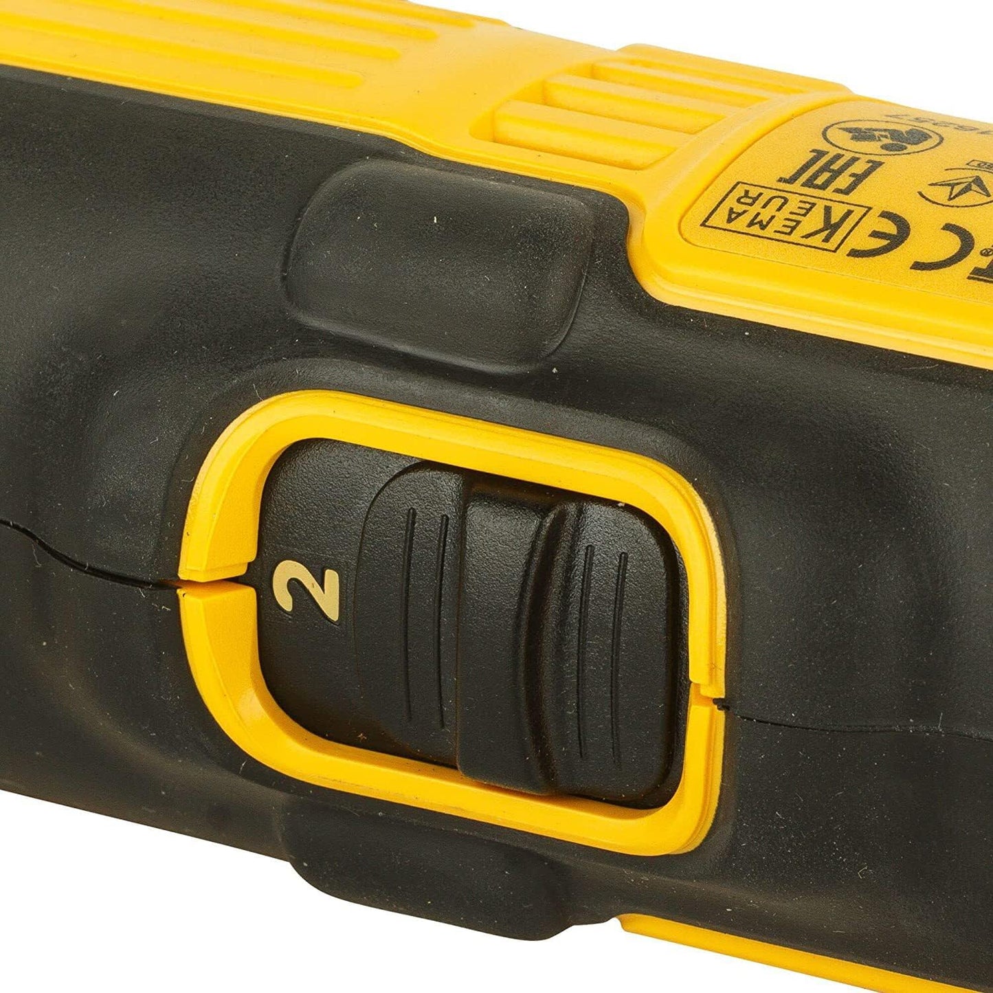 DEWALT DCD740N-XJ Trapano ad Angolo, 2 velocità, in Scatola di Cartone Senza Batteria e Caricabatteria, Corpo Macchina