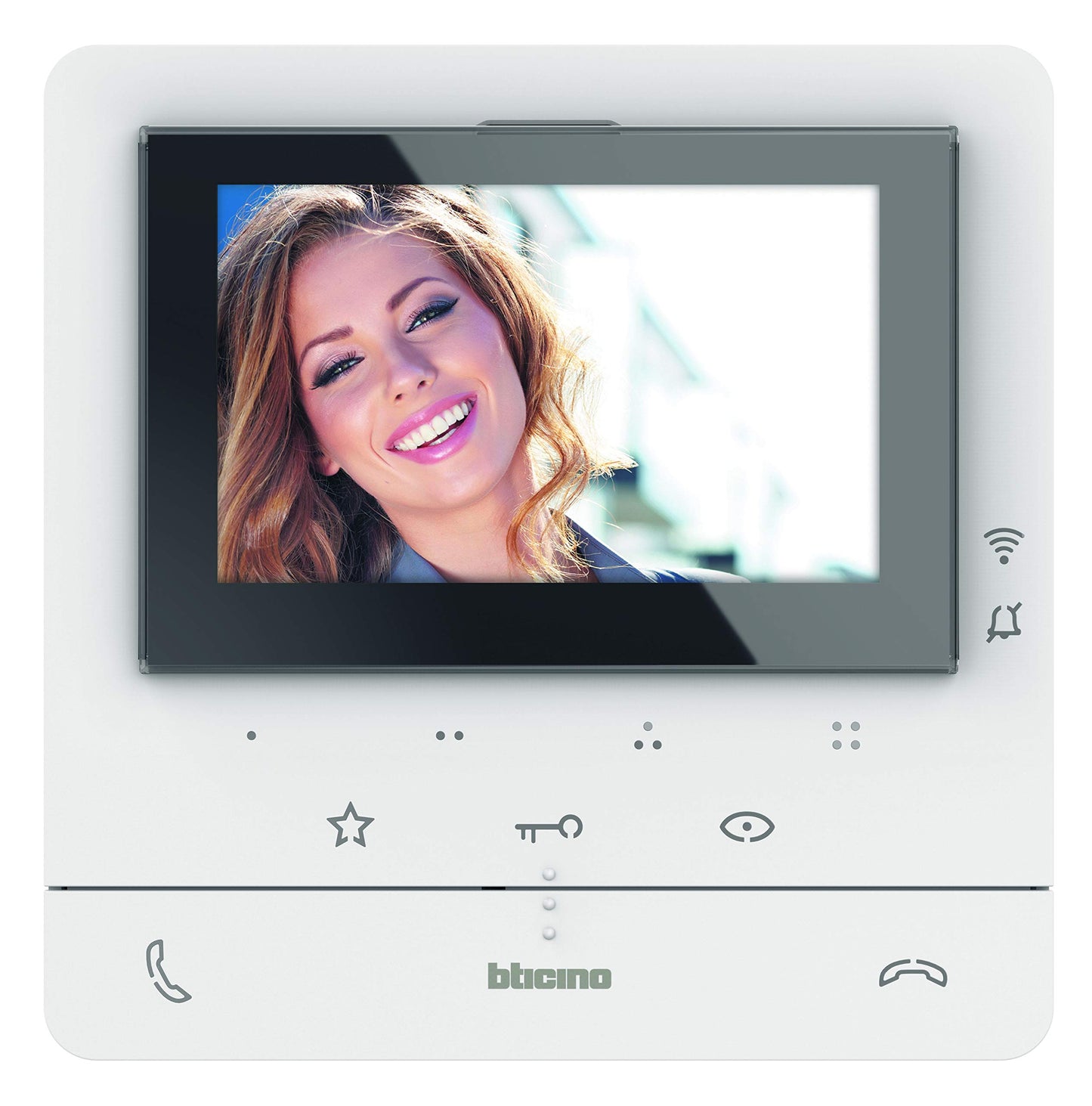 Bticino 344932 Video House Station Classe 100X16E con Connessione WiFi 7 Pollici Touchscreen per Estensione per Casa Bifamiliare Bianco