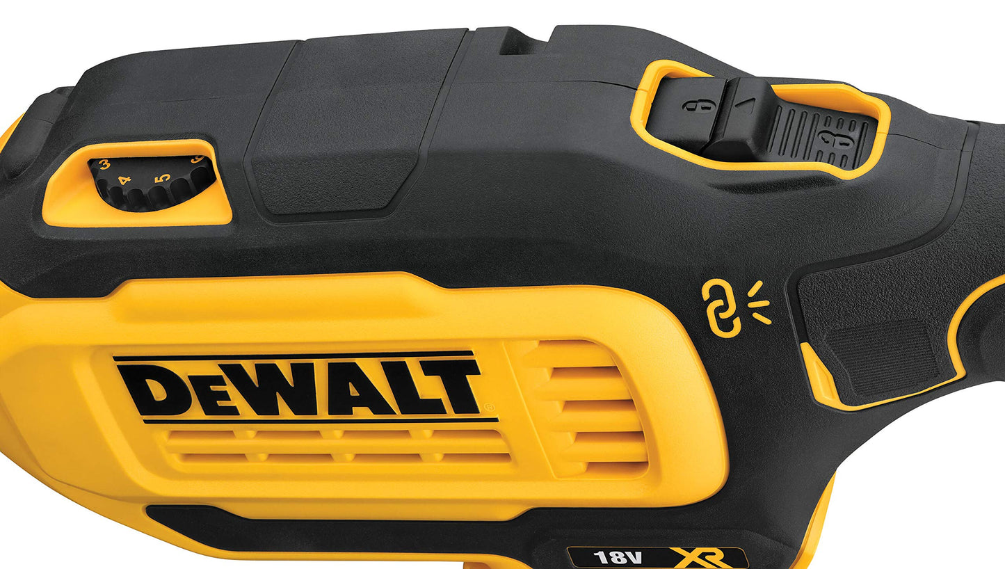 DeWALT DCE800N-XJ - Levigatrice a batteria a secco, con manico telescopico, 18 V