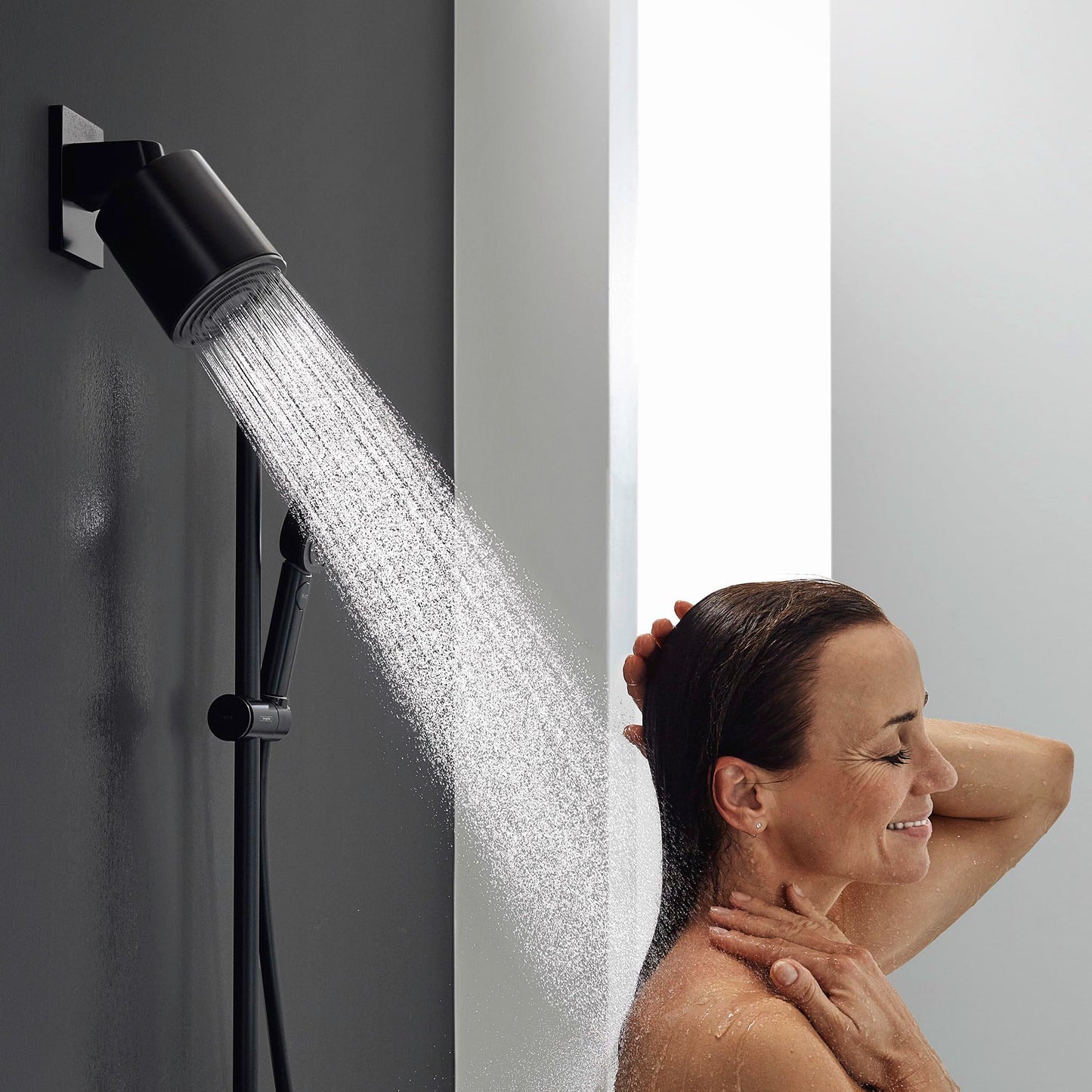 hansgrohe 24132670 Soffione Doccia, Nero Opaco