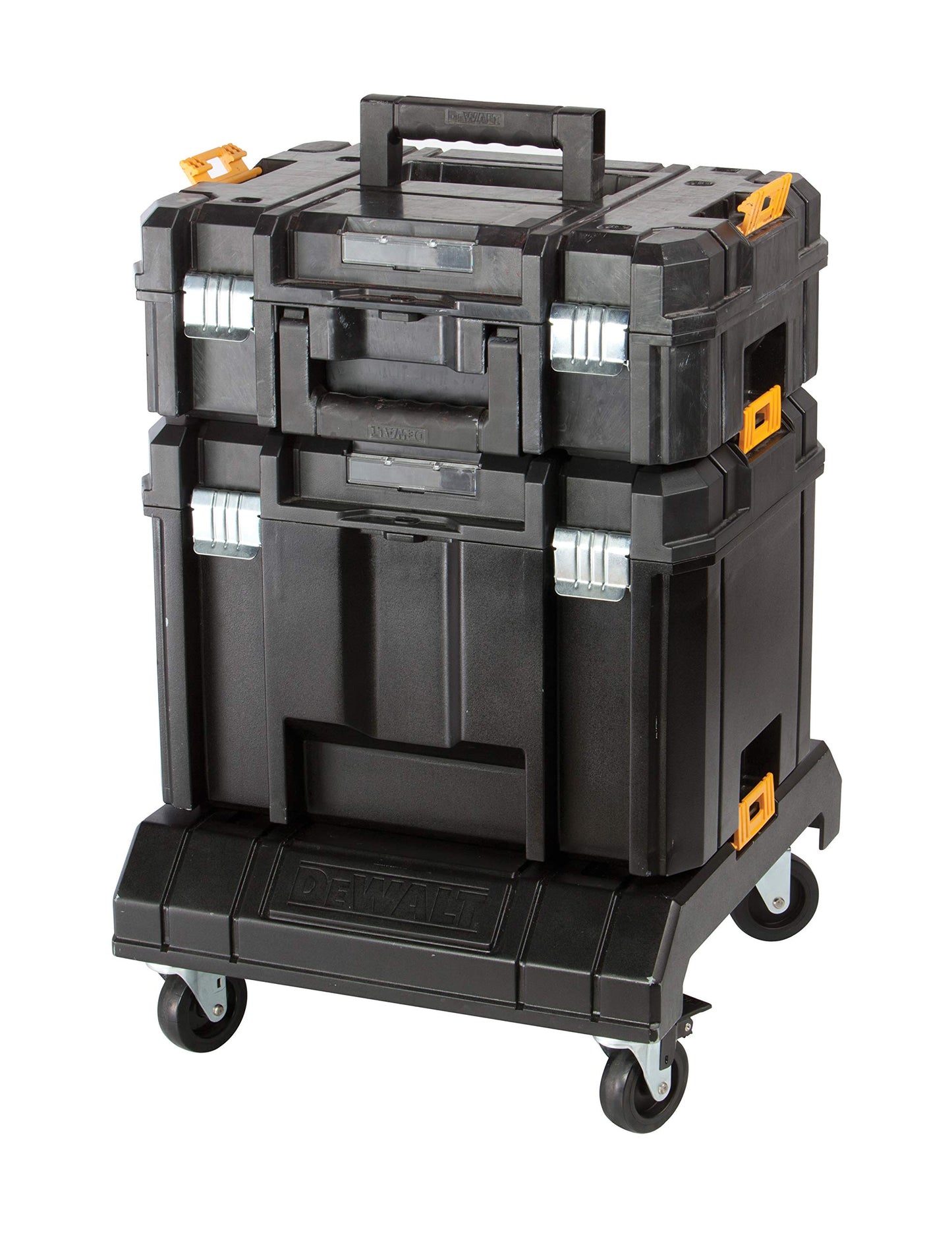 DEWALT DWST1-71229 T-STAK Cart Unità per Trasporto Dotata di 4 Ruote Orientabili a 360° di cui 2 Munite di Freno