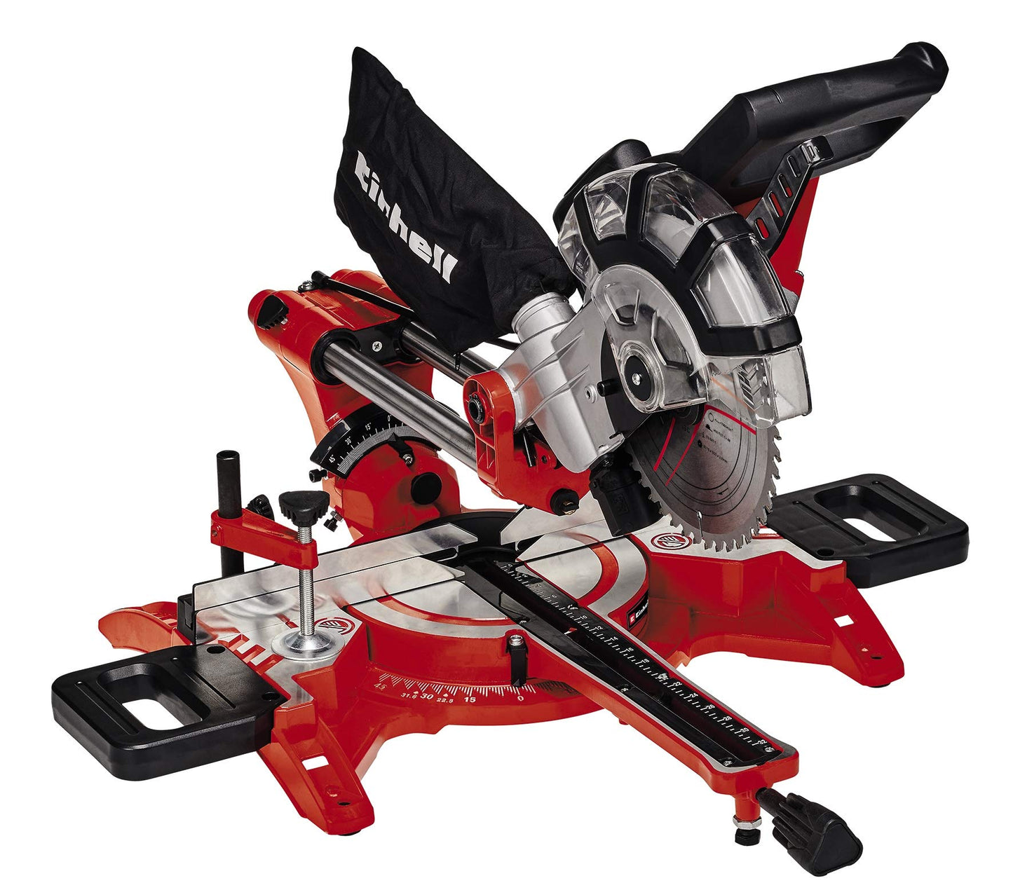 Einhell Tc-Sm 2131/1 Dual Troncatrice 230-240 V, 1800 W, Rosso Nero, 71.7 x 45.5 x 39.3 Cm & WB 50 Banco da lavoro (portata max 50 kg, alt. lavoro 78,5 cm, lungh. piano 60,5 cm