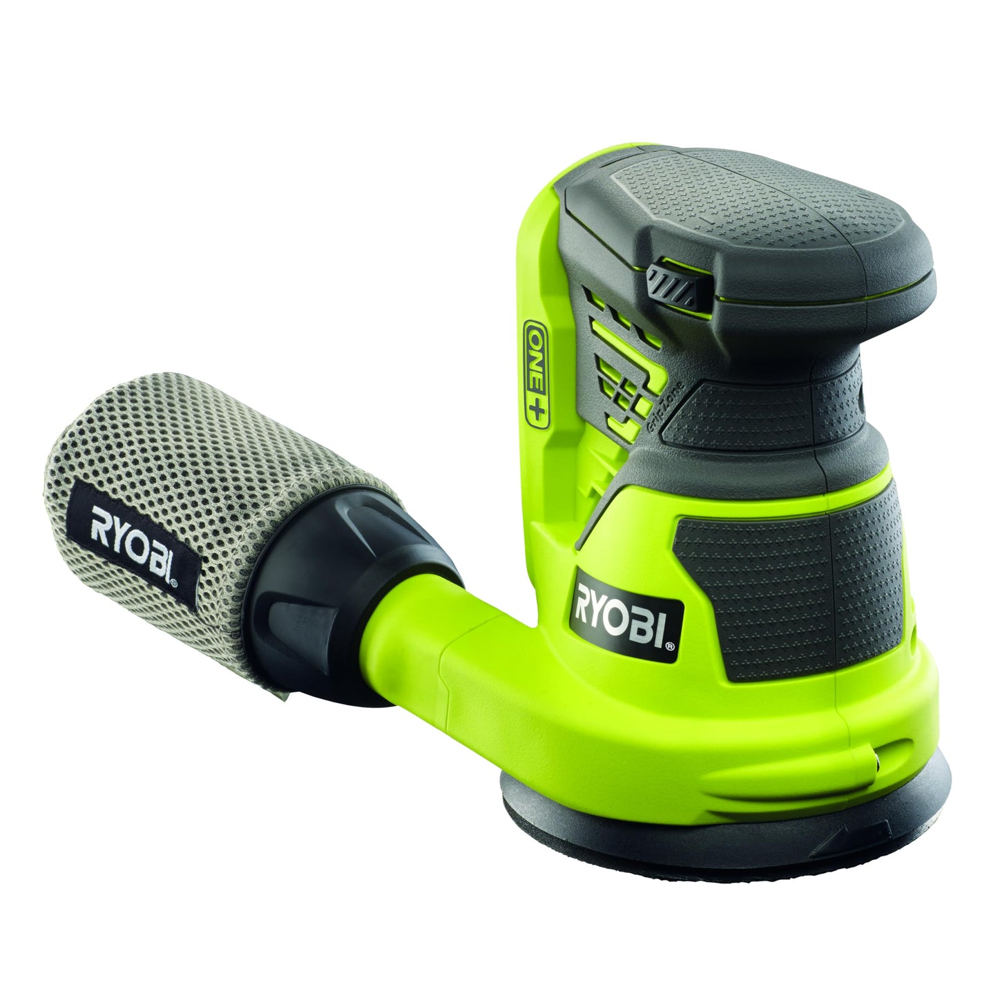 Ryobi R18ROS-0 Levigatrice Rotorbitale 18V ONE+, Batteria Non Inclusa, Diametro Disco 125mm, Velocità 10.000 Giri/Minuto, Diametro Orbita 2.5mm, 20.000 Oscillazioni al Minuto