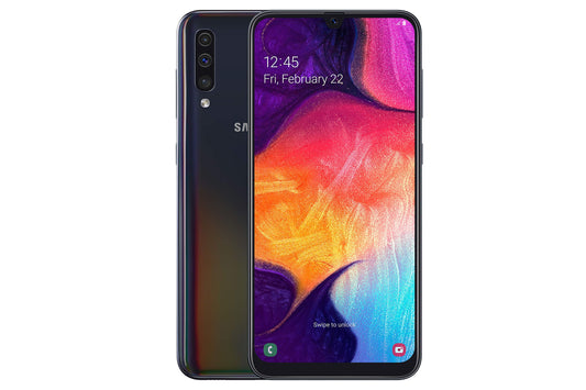 Samsung Galaxy A50 Smartphone (16,3 cm (6,4 pollici), 128 GB di memoria interna, 4 GB di RAM, colore nero, versione tedesca