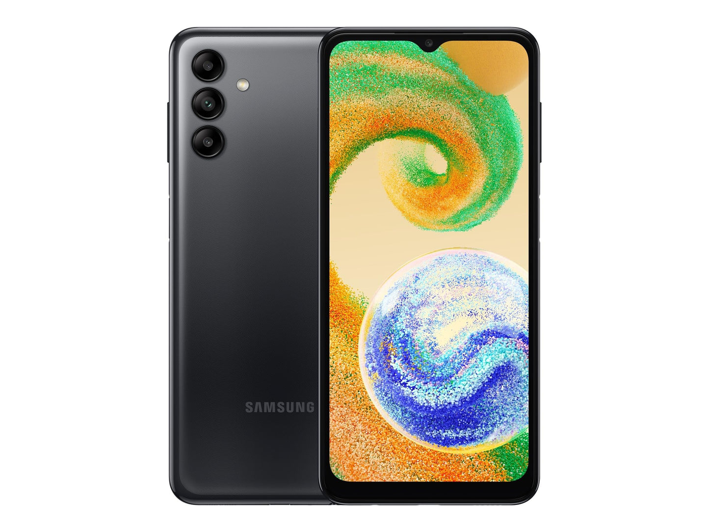 Samsung Galaxy A04s Smartphone Android 12, Display Infinity-V HD+ da 6.5'', 3 GB RAM e 32 GB di Memoria Interna Espandibile, Batteria 5.000 mAh, Black [Versione Italiana]