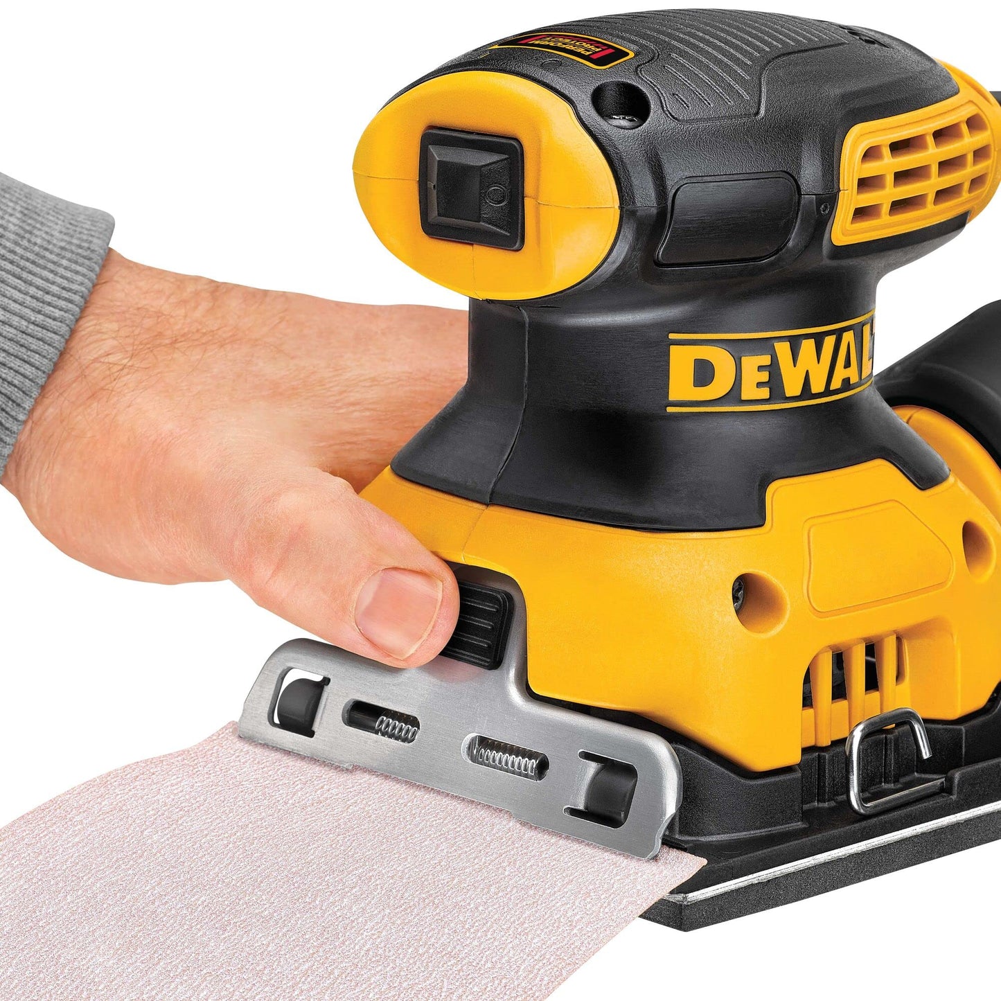 DEWALT Levigatrice orbitale 230W 1/4 foglio 14000 orb, DWE6411-QS