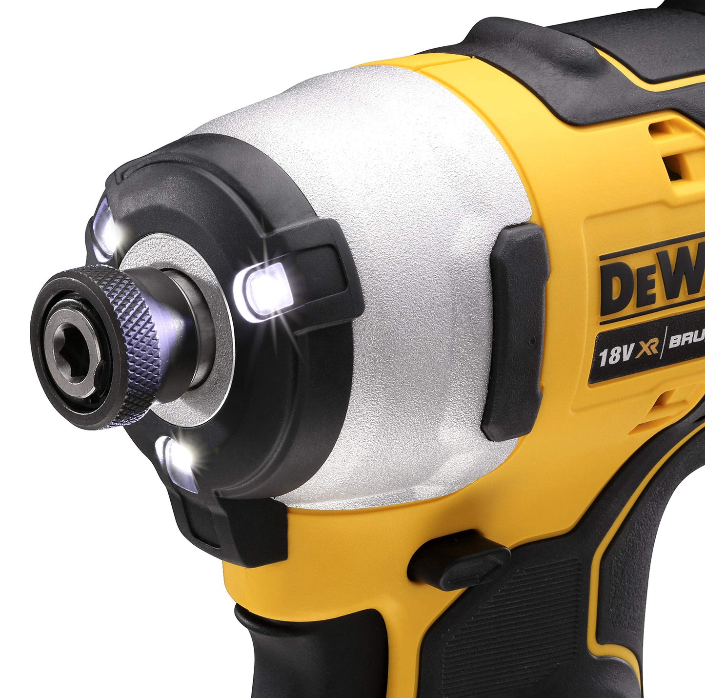 DEWALT DCF809L2T-QW - Avvitatore a impulsi XR 18V 1/4" 190Nm senza spazzole con 2 batterie agli ioni di litio da 3,0Ah con custodia TSTAK