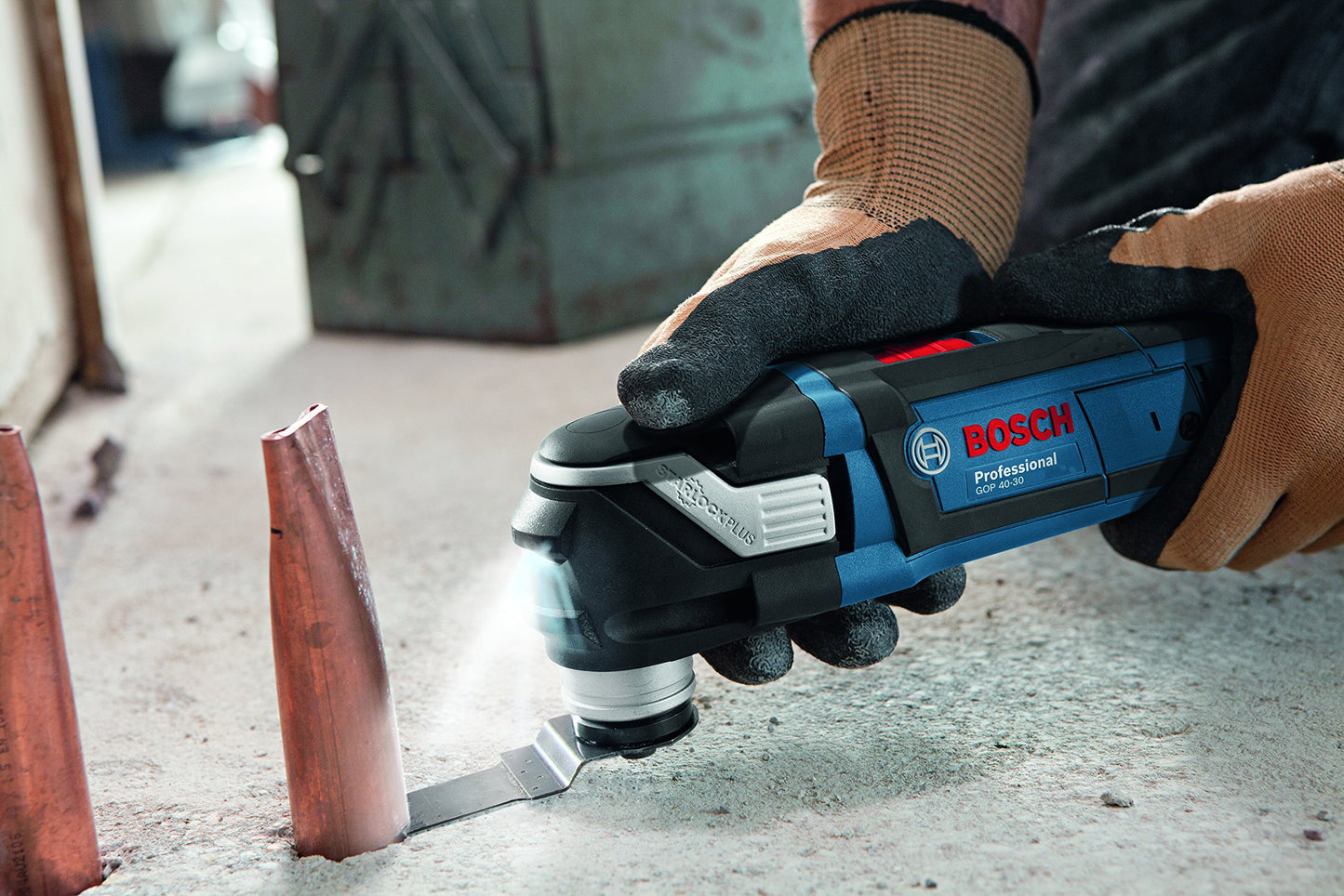 Bosch Professional Multitool Gop 40-30 (Starlock Plus, Motore da 400 Watt, in Valigetta L-Boxx)