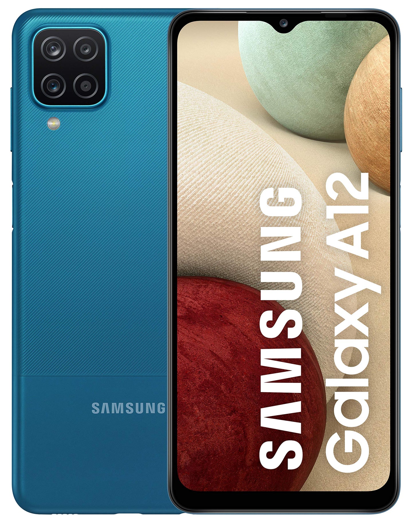 SAMSUNG Galaxy A12 - Cellulari 32GB, 3GB RAM, Dual SIM, Blu blue