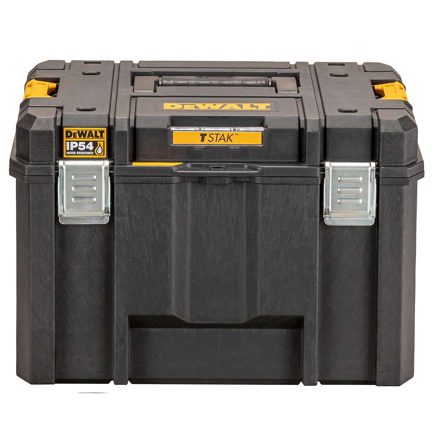 DEWALT DWST83346-1, TSTAK VI - Unità profonda porta elettroutensili con vasca portaoggetti amovibile, cerniere per aggancio laterale.