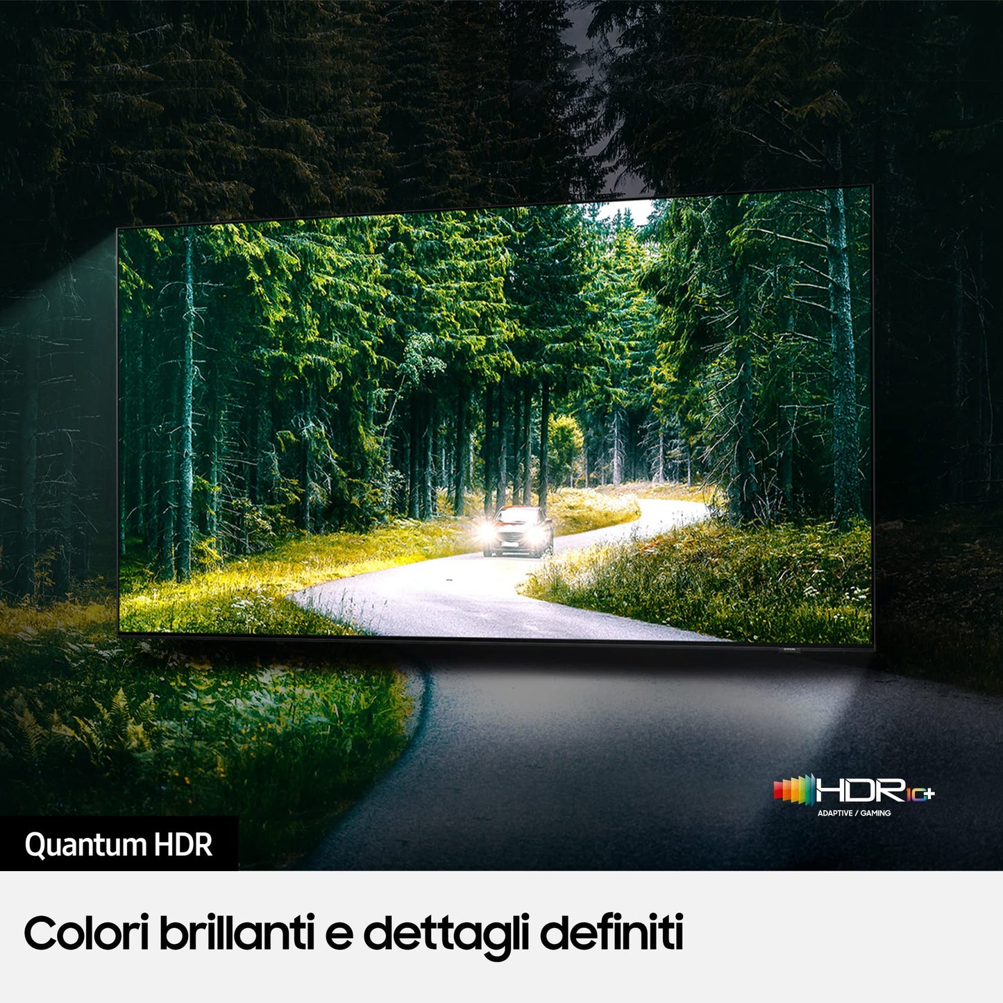 Samsung TV Neo QLED QE75QN90BATXZT, Smart TV 75" Serie QN90B, Neo QLED 4K UHD, Alexa e Google Assistant integrati, Titan Black, 2022, DVB-T2