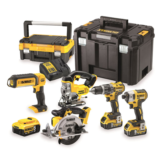 DeWalt DCK551P3T-QW - Kit di attrezzi 18 V, colore: Giallo/Nero