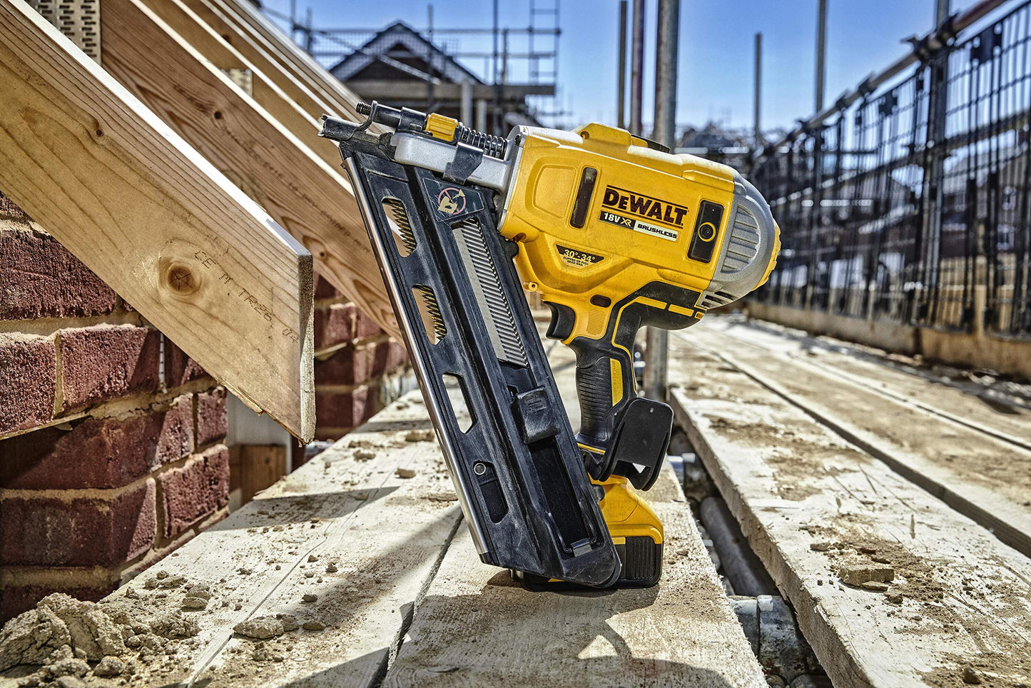 DeWalt DCN692P2-QW DCN692P2-QW-Clavadora de estructuras sin escobillas XR 18V