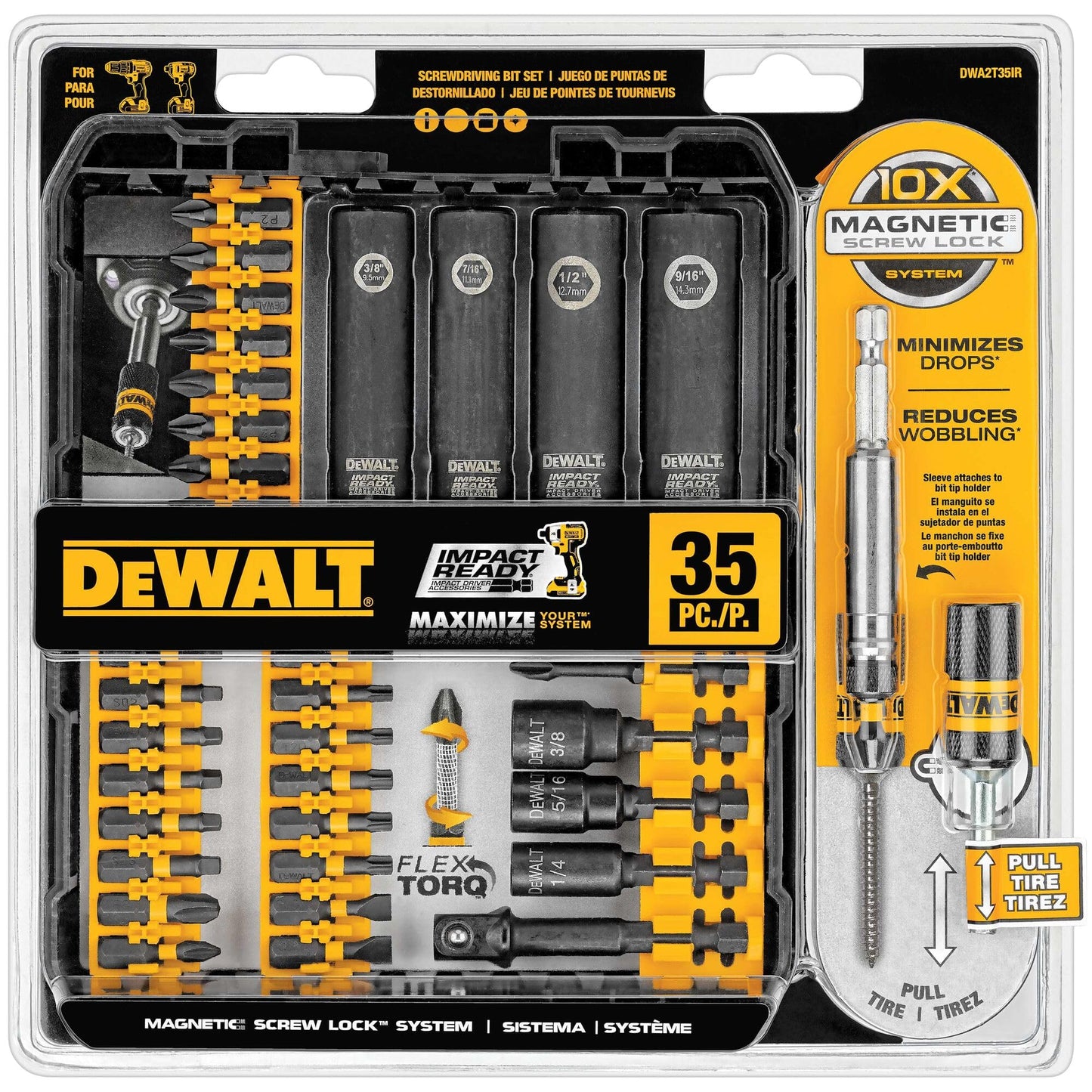 DEWALT ACCESSORIES 35PC Impact Driver Set