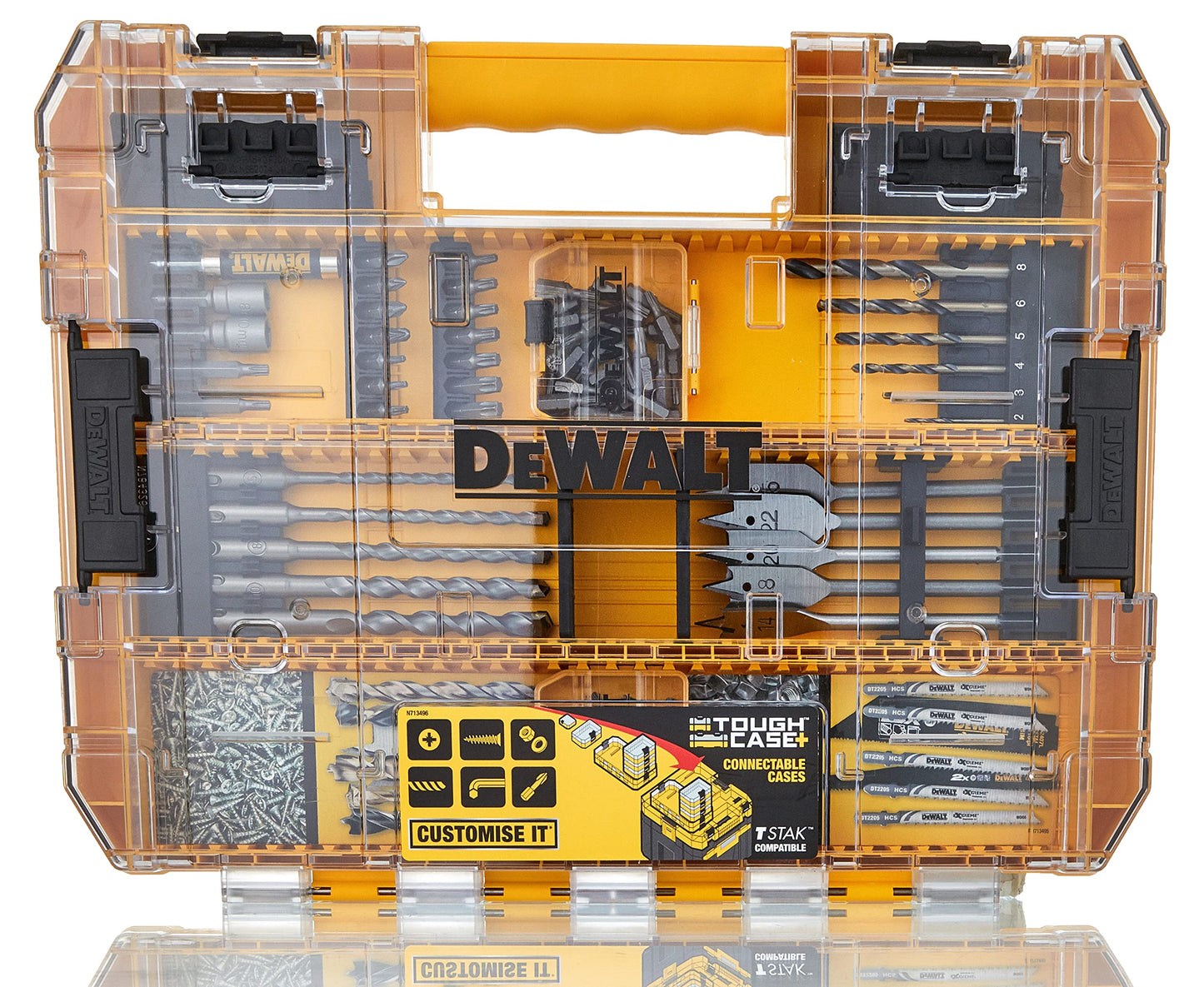 DEWALT DT70763-QZ - Set di 85 punte per trapano in calcestruzzo e metallo e punte di avvitamento per trapano a vite